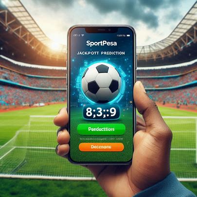 SportPesa app with a jackpot prediction